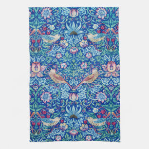 Strawberry Thief Blue, William Morris Kitchen Towe Geschirrtuch