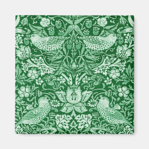 Strawberry Thief Green, William Morris Magnet