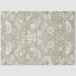 Strawberry Thief Ivory, William Morris Seidenpapier