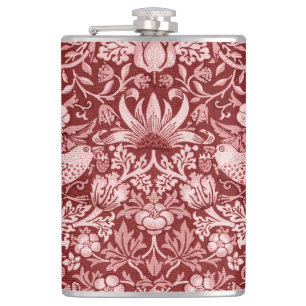 Strawberry Thief Maroon, William Morris Flachmann