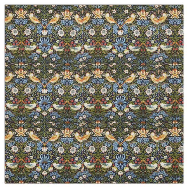 Strawberry Thief von William Morris Fabric Stoff (Muster)