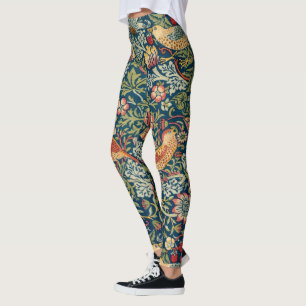 Strawberry Thief von William Morris Leggings