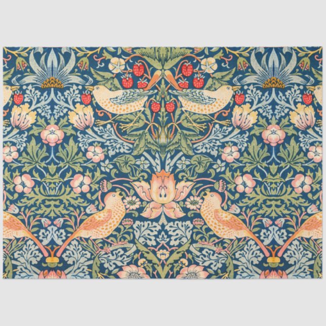 Strawberry Thief (von William Morris) Seidenpapier (Vorderseite)