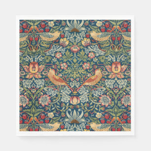 Strawberry Thief von William Morris Serviette