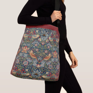 StrawBerry Thief von William *Morris Tragetaschen Mit Langen Trägern