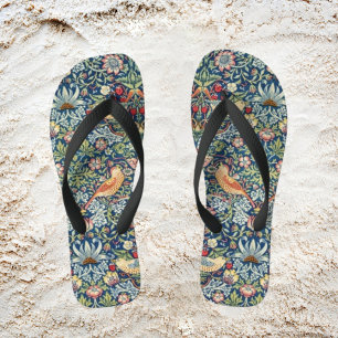 Strawberry Thief William Morris Flip Flops