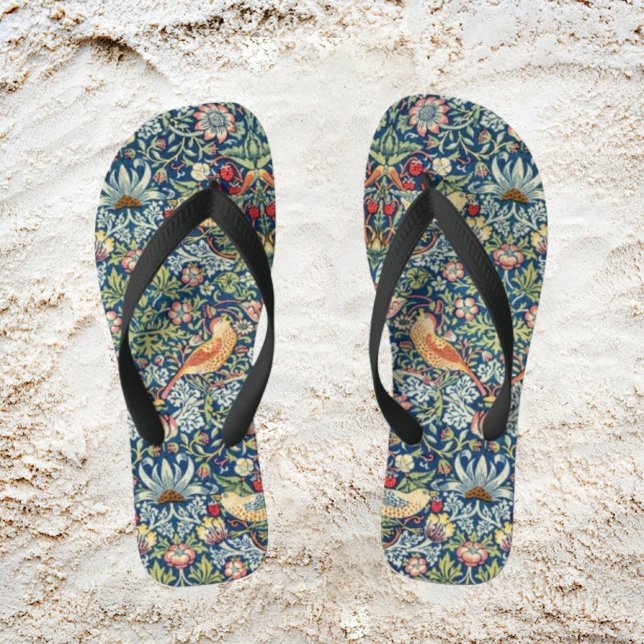 Strawberry Thief William Morris Flip Flops (Von Creator hochgeladen)
