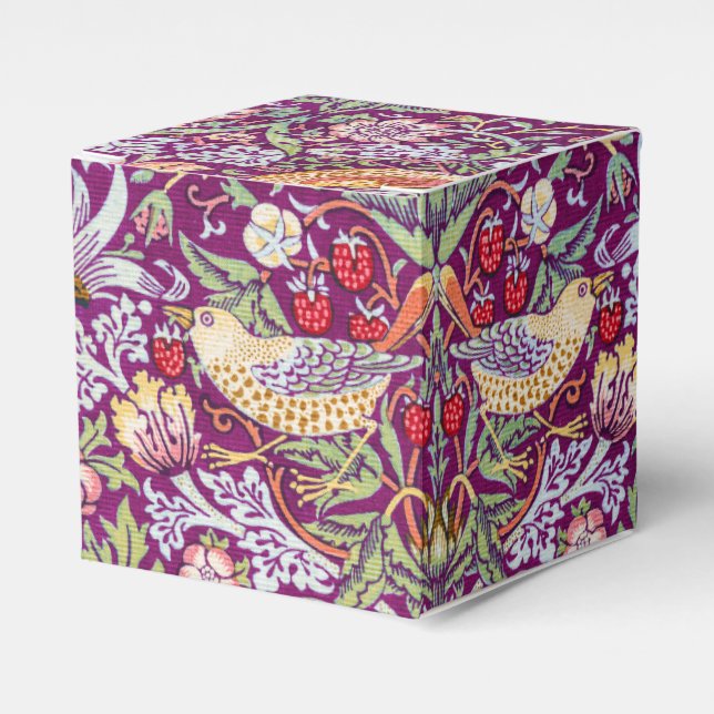 Strawberry Thief, William Morris Geschenkschachtel (Vorderseite)