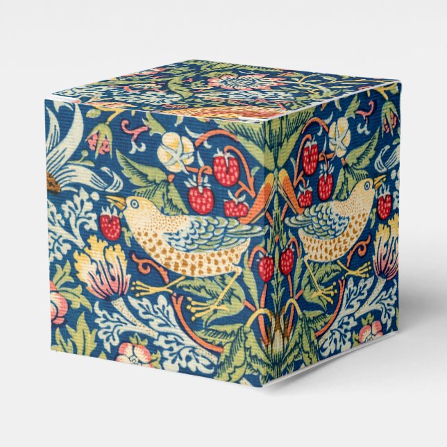 Strawberry Thief, William Morris Geschenkschachtel (Vorderseite)