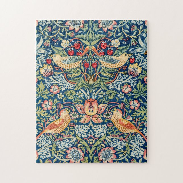 Strawberry Thief, William Morris Puzzle (Vertikal)