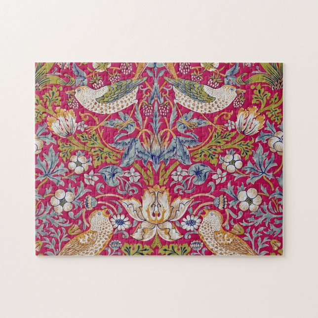Strawberry Thief, William Morris Puzzle (Horizontal)
