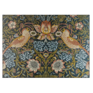 Strawberry Thieves William Morris Antikes Muster Schneidebrett