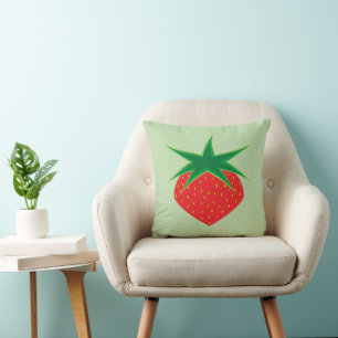 Strawberry Throw Kissen