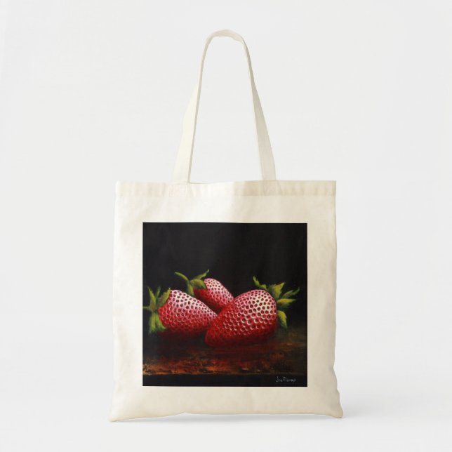 Strawberry Tote Bag Tragetasche (Vorne)