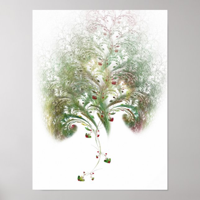 Strawberry Tree Fraktal Poster (Vorne)