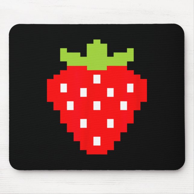 Strawberry Video Game Player 1 Mousepad (Vorne)