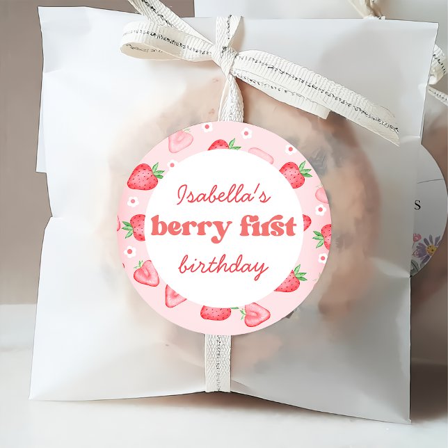 Strawberry Vielen Dank Berry Much Geschenkanhänger (Von Creator hochgeladen)