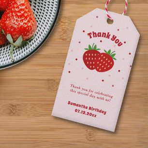 Strawberry Vielen Dank Geschenkanhänger