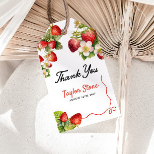 Strawberry Vielen Dank Geschenkanhänger