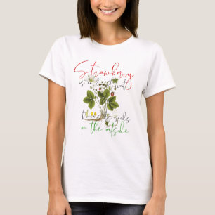 Strawberry Vintage Abbildung mit einem Chat T-Shirt