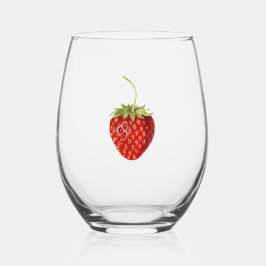 Strawberry (von Louis C.C. Krieger) Weinglas Ohne Stiel