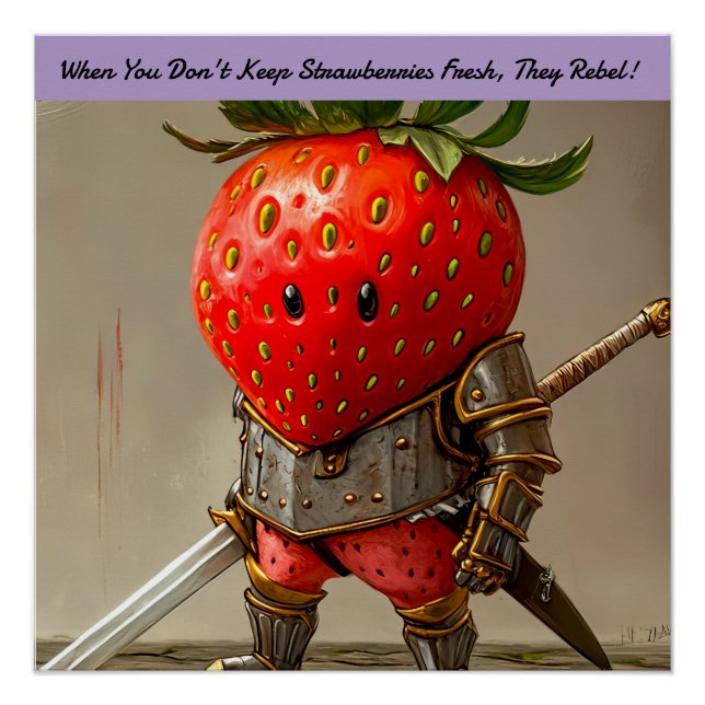 Strawberry Warrior Poster (Vorderseite)
