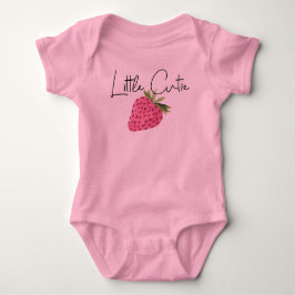 Strawberry Watercolor Kleine Süsse Baby Bodysuit Strampler