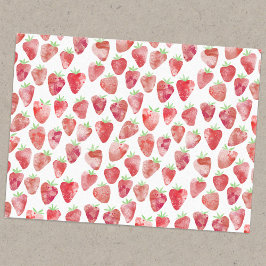 Strawberry Watercolor Seidenpapier