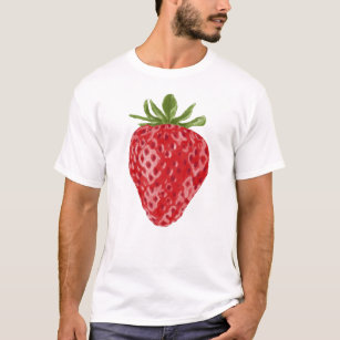 Strawberry Watercolor T - Shirt