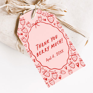 Strawberry Whimsical Coquette Gevor Geschenkanhänger