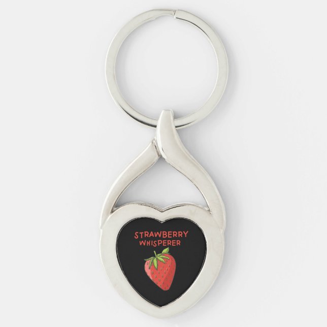 Strawberry Whisperer Schlüsselanhänger (Vorderseite)