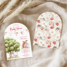 Strawberry Woodland Babydusche