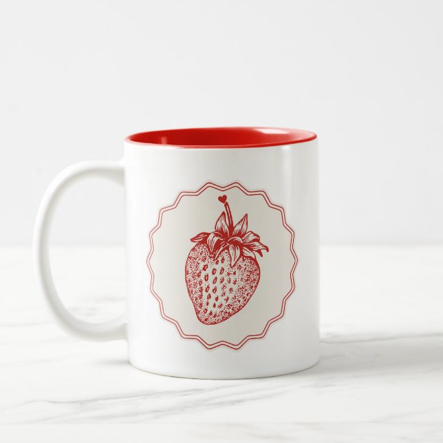 Strawberry Zweifarbige Tasse (Links)