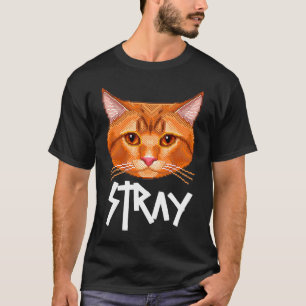 Stray Cat Pixel T-Shirt