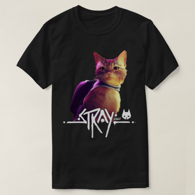 stray game stray video game   T-Shirt (Design vorne)