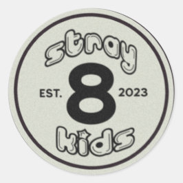 Stray Kids [Aufkleber] Runder Aufkleber