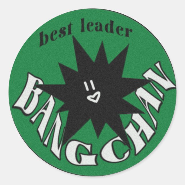 Stray Kids - Bangchan [Aufkleber] Runder Aufkleber (Vorderseite)