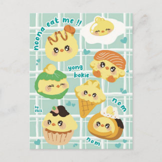 Stray Kids Felix BbokAri niedliches Dessert Postkarte