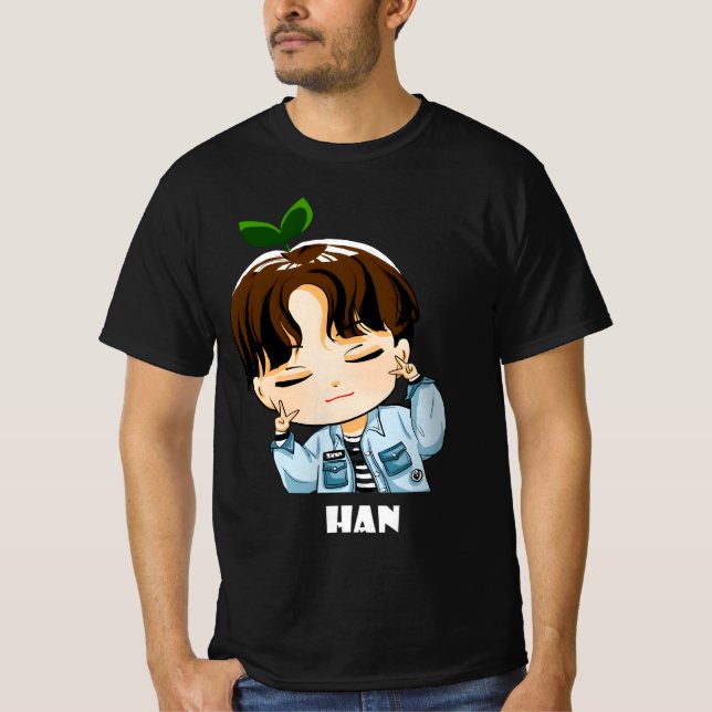 STRAY KIDS HAN CHIBI T-Shirt (Vorderseite)
