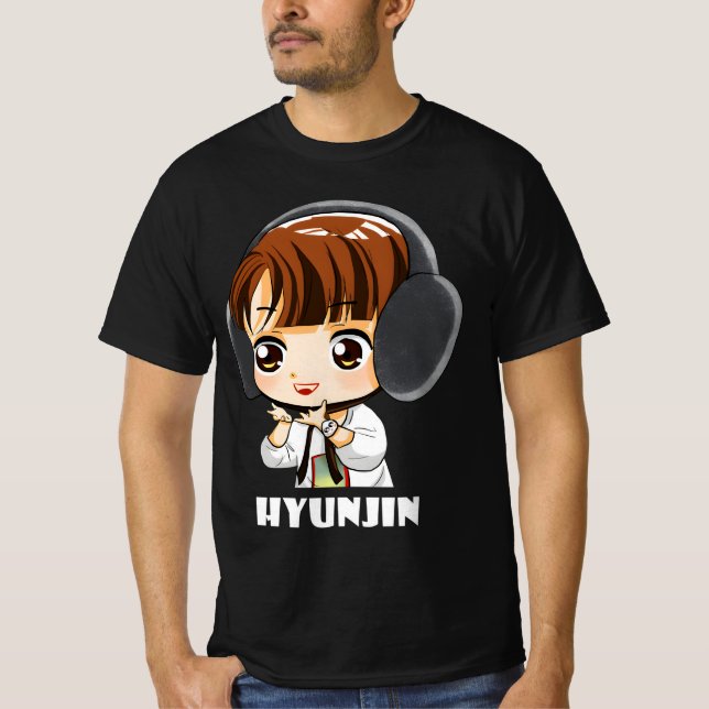 STRAY KIDS HYUNJIN CHIBI T-Shirt (Vorderseite)
