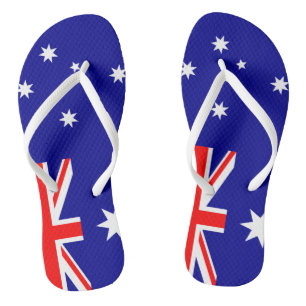 Straya Aussie Flag Thongs Flip Flops