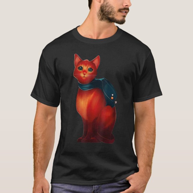 Strays Cat Game Video Gamer Cats Game T-Shirt (Vorderseite)
