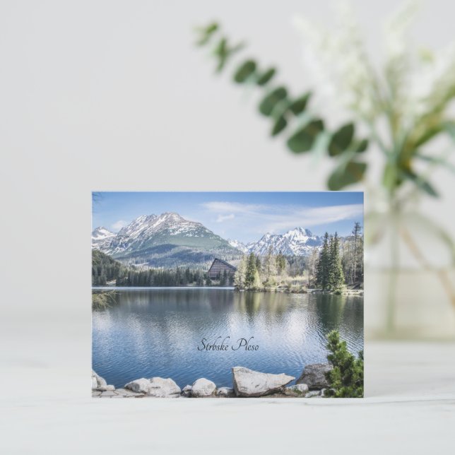 Strbske Pleso, Hohe Tatra, Slowakei Postkarte (Stehend Vorderseite)