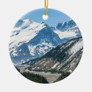 Stream entlang Icefields Parkway Highway 93 - Kana Keramik Ornament