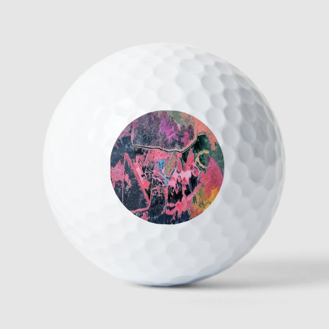 STREAM WASSER ABSTRAKT GOLFBALL (Vorderseite)