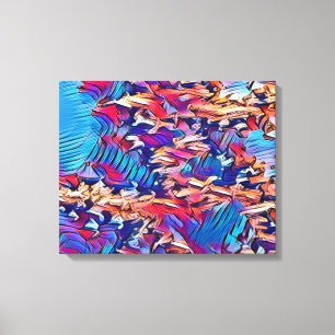 STREAM WASSER LEINWANDDRUCK