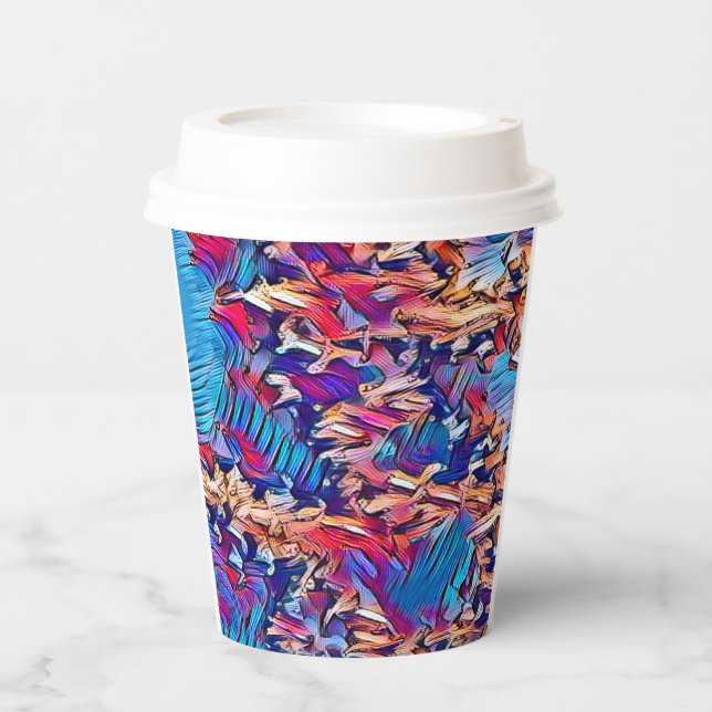 STREAM WASSER PAPPBECHER (Vorderseite)