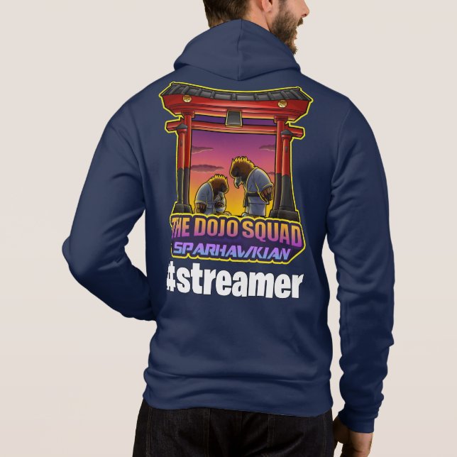 #streamer Dojo Squad SparhawkGames Unisex hoodie (Rückseite)