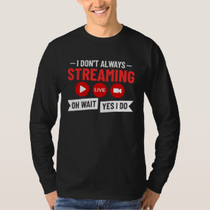 Streaming Gaming Streamer Online Video Mikrofon  T-Shirt