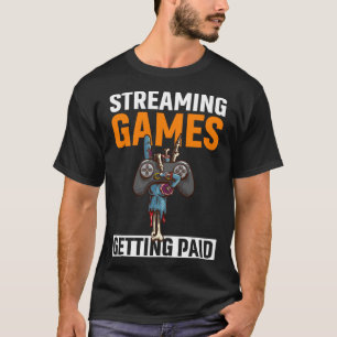 Streaming-Spiele - Bezahlen PC-Video-Spiel T-Shirt